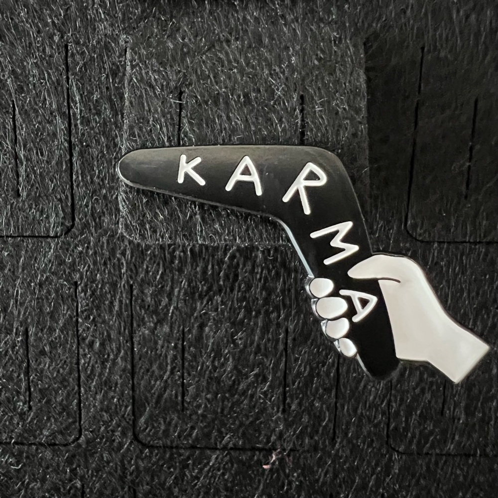 Karma Enamel Pin - Picture 2 of 2